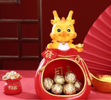 2024 Dragon Year Lucky Creative Cartoon Storage Cute Animal key container Home Decoration-Jennyshome