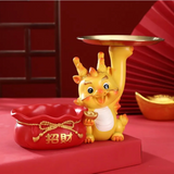 2024 Dragon Year Lucky Creative Cartoon Storage Cute Animal key container Home Decoration-Jennyshome