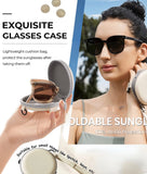 Cyxus Foldable Polarized Sunglasses Women Portable Folding Sun Glasses Day-View Sunscreen Protective Fexible TR Frame 1019 Jennyshome