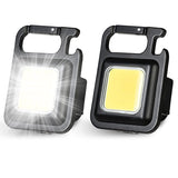 Portable Keychain Light Mini Cob Emergency Flashlight for Walk Dog Repairing Light Bottle Opener Light Magnetic Camping Light Jennyshome