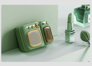 Vintage Mini Bluetooth 5.0 Speaker Portable 4 In 1 Pocket Sound Box with 1 Earphone Special Outdoor Take Retro Style Speaker Ideal Holiday Christmas Gift Jennyshome
