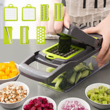 Pro Multifunctional Vegetable Fruits Chopping Potato Slicer Carrot Grater Kitchen Accessories Gadgets Steel Blade Kitchen shredders Jennyshome