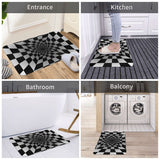 Trippy Rug Optical Illusion Worm Hole 3D Rug Carpet Doormat Non-slip - Jennyhome Jennyshome