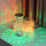 Slim Tower Crystal Projector Desk Atmosphere Night Light Table Lamp USB Rechargeable RGB light Jennyshome