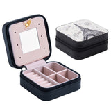 Jewelry Box Large Capacity Leather Storage Jewelry Case-Jennyhome