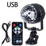 RGB Disco Ball Party Lights DJ Disco Light LED Projector Strobe Lamp-Jennyhome