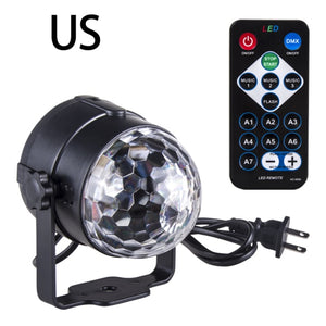 RGB Disco Ball Party Lights DJ Disco Light LED Projector Strobe Lamp-Jennyhome