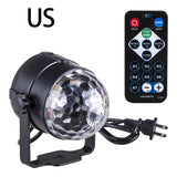 RGB Disco Ball Party Lights DJ Disco Light LED Projector Strobe Lamp-Jennyhome