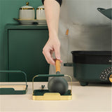 Non-slip Pot Lid Spoon Holder Rack - Jennyhome Jennyhome