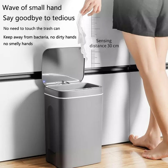 Intelligent Trash Can Automatic Sensor Dustbin For Kitchen Bathroom Garbage-Jennyhome