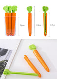 5PC Cartoon Carrot Food Bag Closure Clip - Jennyhome Jennyhome
